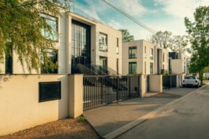 New luxury modern residential buildings